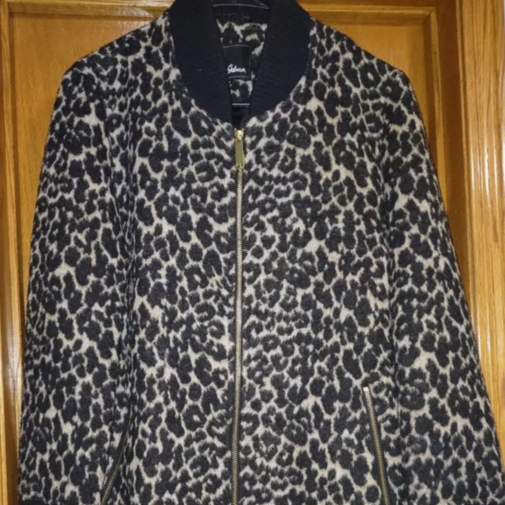 Elongated bomber moto jacket from Sam Edelman